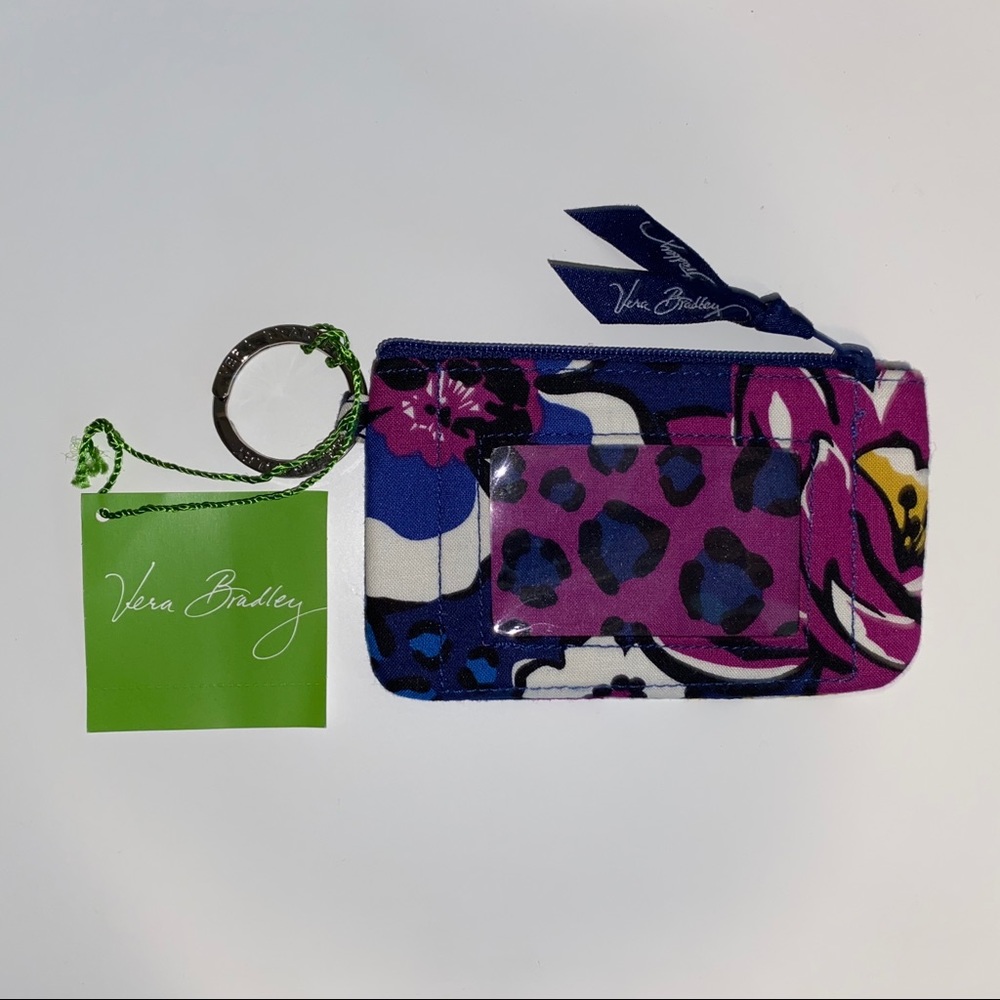 NWT Vera Bradley Key & Card Holder Keychain